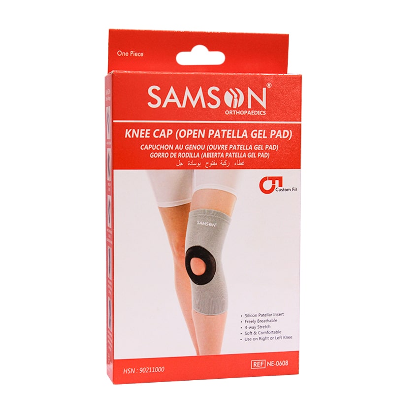 Samson Grey Knee Cap Hinged Open Patella Gel Pad at Rs 980/piece in Indore