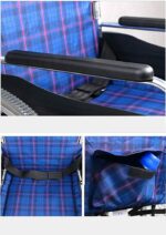 Lightweight folding medical wheelchair. كرسي طبي متحرك خفيف الوزن قابل للطي. - Image 7