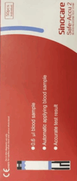 Sino Care Safe Accu 2 Blood Glucose50 Test Strips.شرائط اختبار جلوكوز الدم سينو كير سيف أكيو 2 عدد50شريطا. - Image 2
