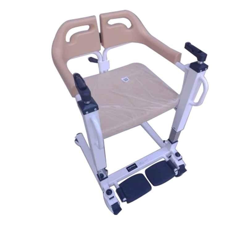 رفع5 كرسى نقل مريض هيدروليك متين وامن يتحمل حتى 120كيلو - Sturdy and safe hydraulic patient transfer chair, can support up to 120 kg - الصورة 1
