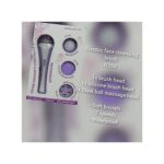 فرشاة تنظيف الوجه الكهربائية المقاومة للماء مع رؤوس إضافية للعناية العميقة بالبشرة – Electric Waterproof Facial Cleansing Brush with Extra Heads & 2 Speeds - Image 2