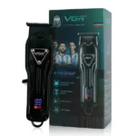 Professional VGR V-298 Hair Clipper & Trimmer for Men – Sharp Blades, Powerful Battery, Corded & Cordless Use