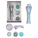 فرشاة تنظيف الوجه الكهربائية المقاومة للماء مع رؤوس إضافية للعناية العميقة بالبشرة – Electric Waterproof Facial Cleansing Brush with Extra Heads & 2 Speeds - Image 3