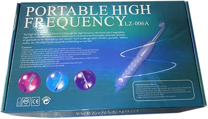 512wFzScxFL._AC_SX679_ جهاز التردد العالي المحمول للعناية بالبشرة – Portable High Frequency Skin Care Device - Image 1