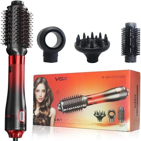 VGR Professional 4 in 1 Hair Styler Dryer | مصفف ومجفف شعر احترافي 4×1 من VGR