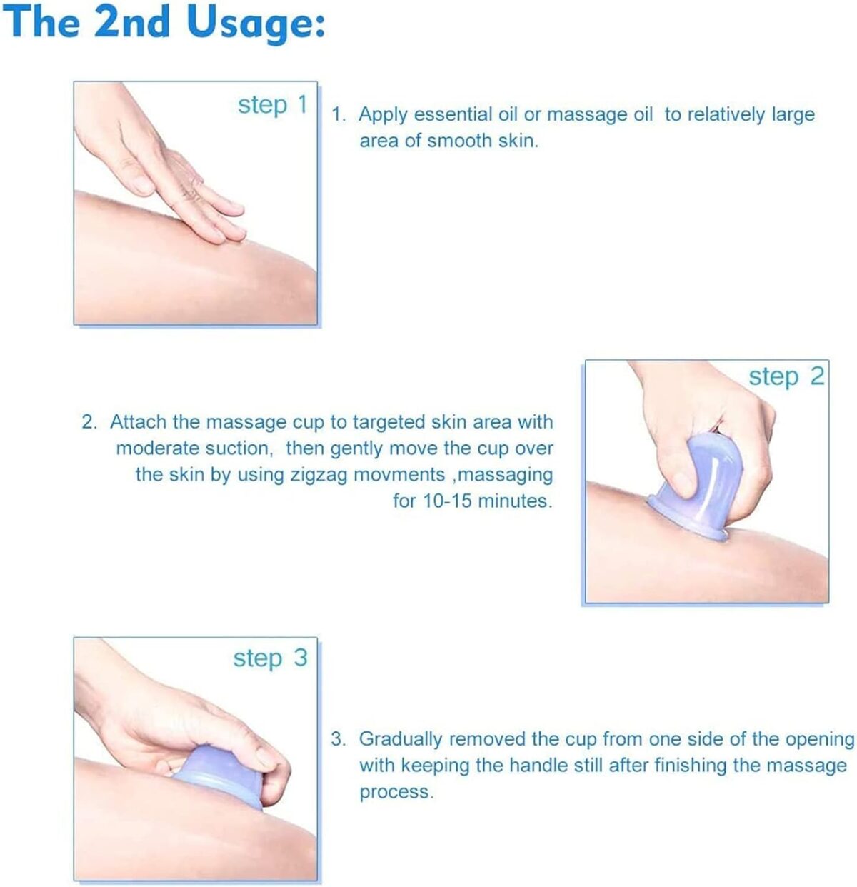 سيليكو كير SilicoCare – طقم حجامة سيليكون متعددة الاستخدامات للجسم | Silicone Cupping Therapy Set for Full Body Massage - Image 6