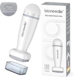 جهاز ديرما ستامب Bioneedle بإبر دقيقة قابلة للتعديل للعناية بالبشرة وتحفيز نمو الشعر – Bioneedle Adjustable Microneedling Derma Stamp for Skin Care & Hair Growth (120 Needles)