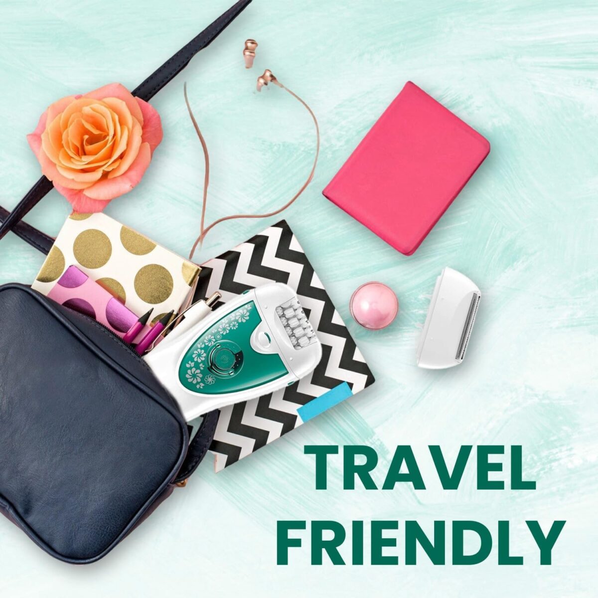 ماكينة إزالة الشعر الاحترافية 2 في 1 من VGR – V-722 | VGR V-722 2-in-1 Epilator - Image 5