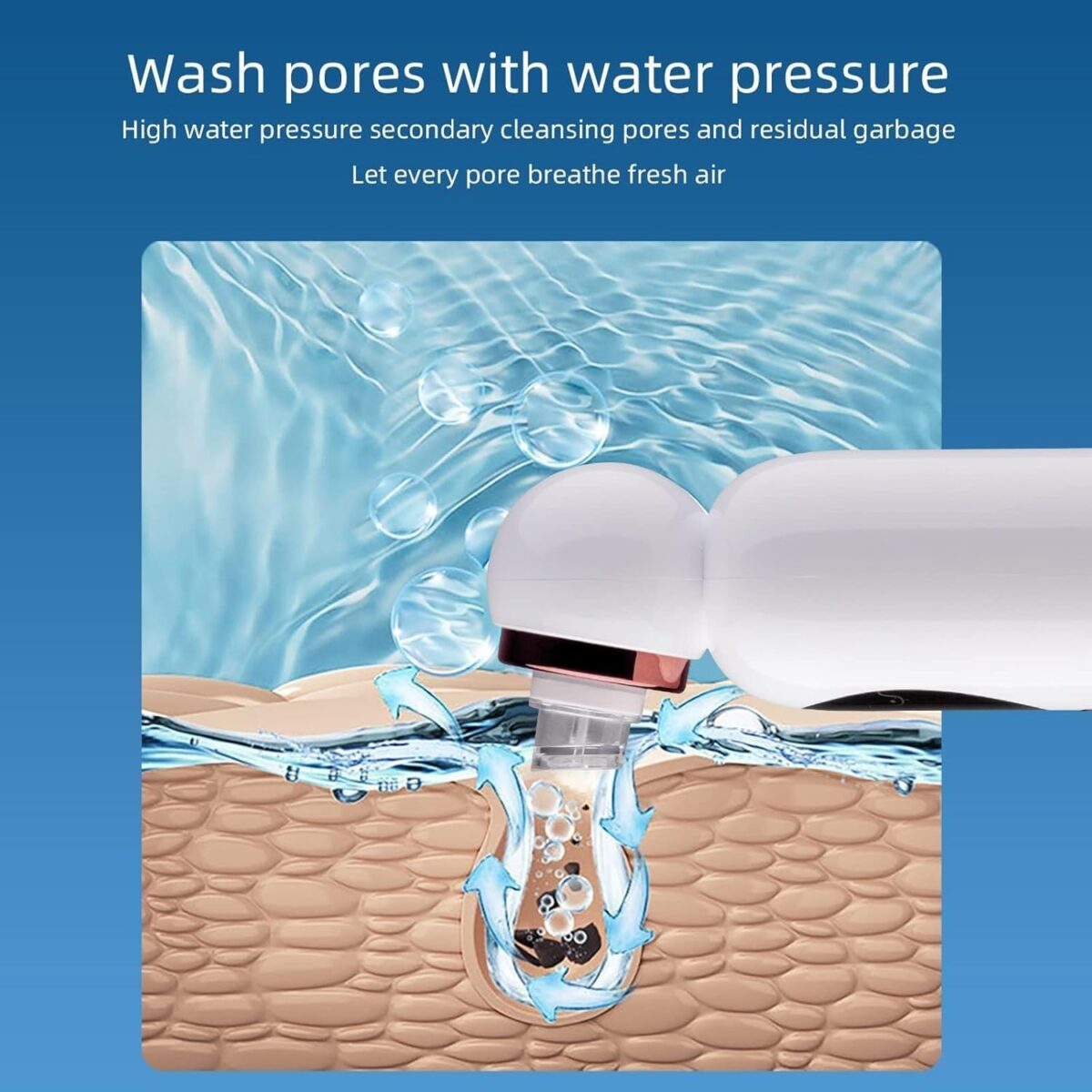 جهاز شفط الرؤوس السوداء الذكي لتنظيف البشرة – Smart Blackhead Remover Facial Device - Image 6