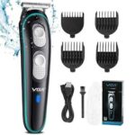 VGR V-055 Professional Hair Trimmer: Ultra-Precise T-Blade for Expert Outlining and Cordless Performance. - Image 2