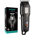 VGR V-918 Professional Hair Trimmer: T-Blade Precision, 100-Minute Battery Life, and Modern Design for Hair and Beard.
