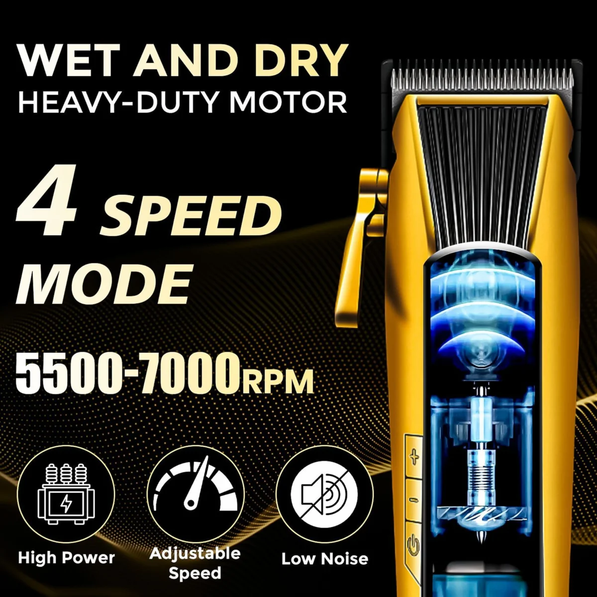 ⁦ماكينة VGR V-177 الإصدار الذهبي الاحترافي | VGR V-177 Professional AFA Gold Edition⁩ - الصورة ⁦5⁩