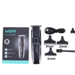 ⁦ماكينة VGR V-020 الاحترافية: دقة الـ Zero-Gap لتحديد اللحية ورسم الخطوط بلمسة صالونات احترافية.⁩ - الصورة ⁦2⁩