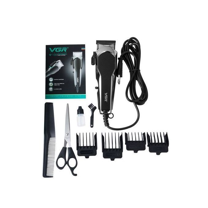 1 ماكينة VGR V-130 الاحترافية: طقم الحلاقة المتكامل بسلك | VGR V-130 Corded Professional Clipper - الصورة 1