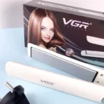 ⁦مكواة فرد الشعر VGR V-518 الاحترافية بصفائح سيراميك طويلة 120 ملم | VGR V-518 Professional Hair Straightener with 120mm Long Ceramic Plates⁩ - الصورة ⁦2⁩