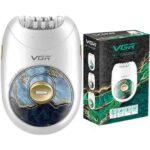 ماكينة إزالة الشعر VGR V-706 الاحترافية للسيدات بتصميم رخامي أنيق | VGR V-706 Professional Lady Epilator with Elegant Marble Design