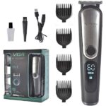 طقم حلاقة VGR V-105 المتكامل (5 في 1) - مقاوم للماء IPX6 وشاشة LED رقمية | VGR V-105 5-in-1 Grooming Kit - IPX6 Waterproof & LED Display