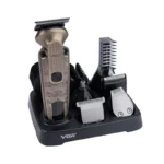 ⁦طقم حلاقة VGR V-095 الاحترافي (6 في 1) - إصدار AFA الرسمي ومقاوم للماء | VGR V-095 Professional 6-in-1 Grooming Kit - AFA Official Edition & IPX6 Waterproof⁩ - الصورة ⁦3⁩