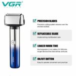 ⁦ماكينة VGR V-365 الاحترافية (3 في 1) - حلاقة وتنعيم وتشذيب | VGR V-365 3-in-1 Professional Grooming Kit⁩ - الصورة ⁦3⁩