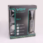 طقم VGR V-102 المتكامل (5 في 1) - شاشة LED وشحن USB | VGR V-102 5-in-1 Grooming Kit - LED & USB