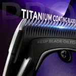 ماكينة حلاقة VGR V-692 الاحترافية: تصميم شفاف عصري بشفرات تيتانيوم، بطارية 2000mAh، وشاشة LED ذكية | VGR V-692 Professional Hair Clipper with Titanium Blades & Transparent Design - Image 4