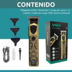 ⁦ماكينة حلاقة VGR V-916 المعدنية الاحترافية | VGR V-916 Professional Metal Hair Trimmer⁩ - الصورة ⁦5⁩