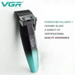 ماكينة حلاقة VGR V-003 الاحترافية: محرك توربو 9000RPM، بطارية ليثيوم 2500mAh، وشفرات سيراميك متطورة | VGR V-003 Professional Hair Clipper: 9000RPM Turbo Motor & 2500mAh Battery - Image 7