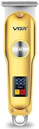 ⁦ماكينة تنعيم VGR V-290: شاشة LED رقمية وتصميم ذهبي فاخر | VGR V-290: Digital LED Display & Luxury Gold Design⁩ - الصورة ⁦5⁩