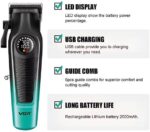 ماكينة VGR V-196 الاحترافية بشاشة LCD للتدرج | VGR V-196 Professional LCD Hair Clipper - Image 3