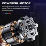 ماكينة حلاقة VGR V-003 الاحترافية: محرك توربو 9000RPM، بطارية ليثيوم 2500mAh، وشفرات سيراميك متطورة | VGR V-003 Professional Hair Clipper: 9000RPM Turbo Motor & 2500mAh Battery - Image 6