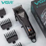 ⁦ماكينة VGR V-051: احترافية، بطارية 2500mAh وشفرات سيراميك | VGR V-051: Professional, 2500mAh Battery & Ceramic Blades⁩ - الصورة ⁦4⁩