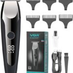 ماكينة تشذيب VGR V-059 الاحترافية بشاشة رقمية وشحن USB | VGR V-059 Professional Hair Trimmer