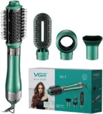⁦مصفف ومجفف شعر VGR V-493 الاحترافي 4 في 1 بقوة 1000 واط | VGR V-493 Professional 4-in-1 Hot Air Styler & Hair Dryer (1000W)⁩ - الصورة ⁦5⁩