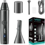 ماكينة حلاقة VGR V-613 الاحترافية 2 في 1 للأنف والأذن مقاومة للماء وشحن USB | VGR V-613 Professional 2-in-1 Nose & Ear Trimmer