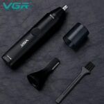 ماكينة حلاقة VGR V-613 الاحترافية 2 في 1 للأنف والأذن مقاومة للماء وشحن USB | VGR V-613 Professional 2-in-1 Nose & Ear Trimmer - Image 7