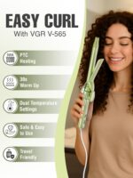 ⁦مكواة تجعيد الشعر الاحترافية VGR V-565 بقطر 19 ملم وحرارة تصل إلى 220 درجة مئوية | VGR V-565 Professional Hair Curler - 19mm Barrel & Max 220°C⁩ - الصورة ⁦6⁩