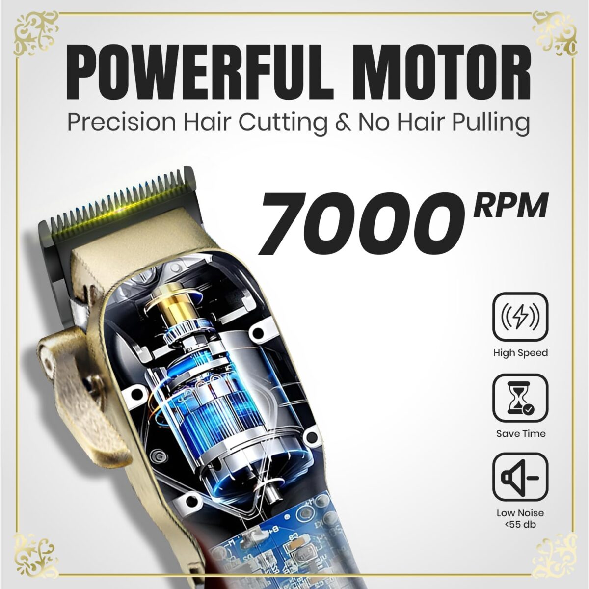 ⁦ماكينة VGR V-027: بمحرك BLDC وشاشة LED ذكية | VGR V-027: Professional BLDC Motor & Smart LED Display⁩ - الصورة ⁦3⁩