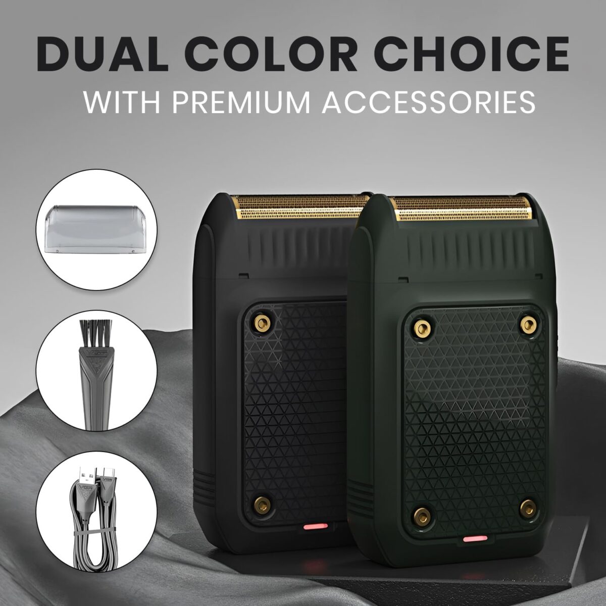 ⁦ماكينة حلاقة VGR V-353 الاحترافية بنظام الرقاقة (Foil) | VGR V-353 Professional Men's Foil Shaver & Super Trim⁩ - الصورة ⁦5⁩