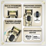 ⁦ماكينة VGR V-027: بمحرك BLDC وشاشة LED ذكية | VGR V-027: Professional BLDC Motor & Smart LED Display⁩ - الصورة ⁦5⁩