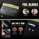 ⁦ماكينة حلاقة VGR V-353 الاحترافية بنظام الرقاقة (Foil) | VGR V-353 Professional Men's Foil Shaver & Super Trim⁩ - الصورة ⁦4⁩
