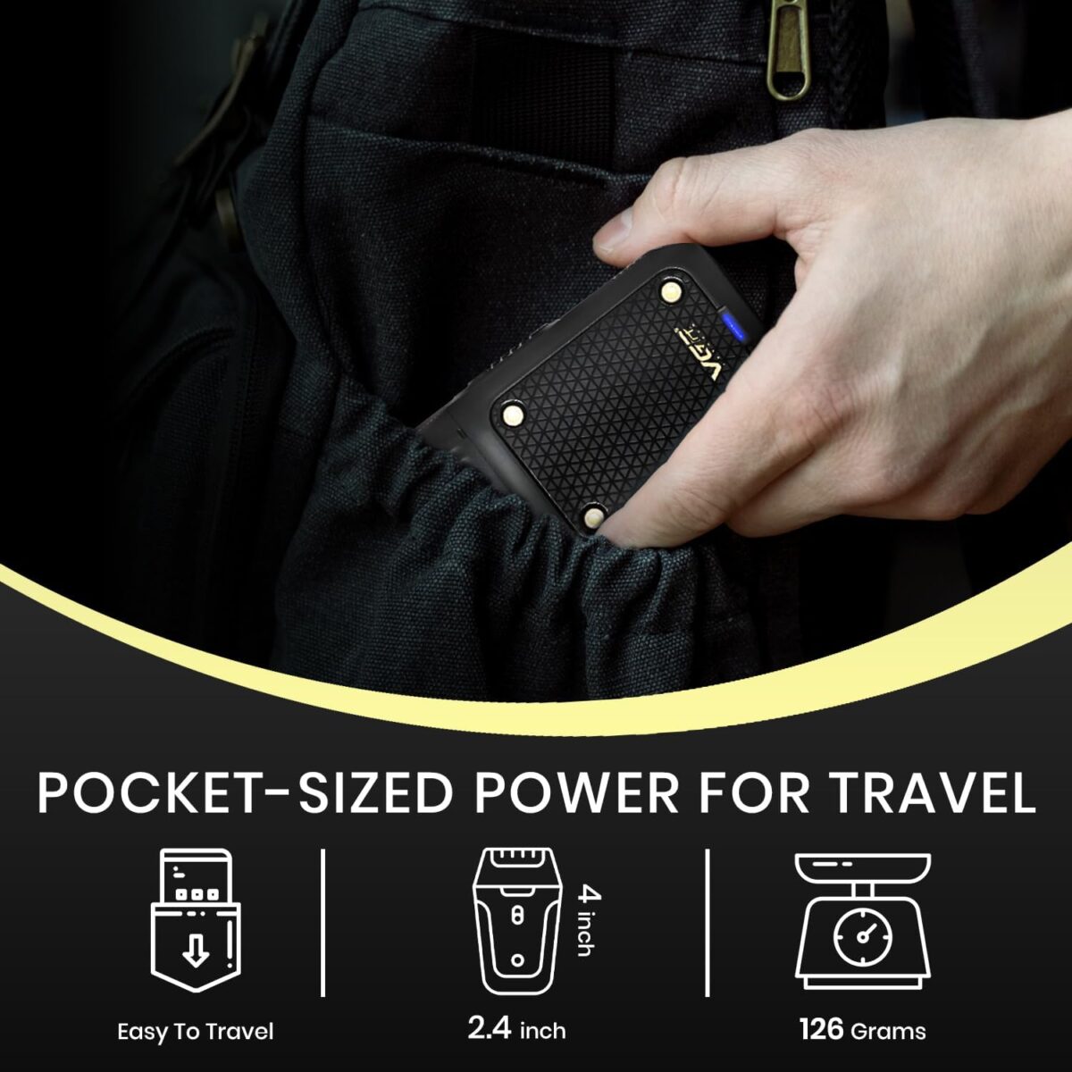 ⁦ماكينة حلاقة VGR V-353 الاحترافية بنظام الرقاقة (Foil) | VGR V-353 Professional Men's Foil Shaver & Super Trim⁩ - الصورة ⁦6⁩