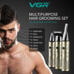 ماكينة حلاقة VGR V-620 الاحترافية (3 في 1): طقم متكامل لتشذيب الأنف، الأذن، وتحديد اللحية بتصميم كلاسيكي | VGR V-620 Professional 3-in-1 Nose & Hair Trimmer - Image 7