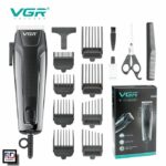 ماكينة حلاقة شعر احترافية VGR V-120 بسلك كهرباء – شفرات دقيقة مع أمشاط متعددة حتى 20 مم