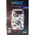ماكينة تنعيم اللحية VGR V-369 الاحترافية: مقاومة للماء IPX6 بتصميم عصري وشاشة LED للحلاقة الرطبة والجافة.
