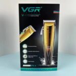 ماكينة قص الشعر الاحترافية VGR V-115 – شفرات ستانلس ستيل وبطارية ليثيوم قابلة للشحن USB