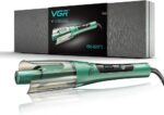 ماكينة تجعيد الشعر الأوتوماتيكية الاحترافية VGR V-583 بأسطوانة سيراميك وتحكم ذكي في الحرارة والاتجاه