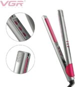 ⁦VGR V-580 مكواة شعر احترافية بألواح سيراميك تورمالين – حرارة حتى 210° مئوية مع توزيع متوازن للحرارة⁩ - الصورة ⁦3⁩