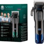 VGR V-013 Professional Hair Clipper with 2000mAh Battery, LED Display, Type-C Charging & 8 Guide CombsThe VGR V-013 Professional Hair Clipper delivers powerful performance and precise cutting for both home and salon use. Featuring stainless steel blades, a 2000mAh lithium battery with up to 200 minutes of runtime, LED display, and 8 guide combs for versatile styling.