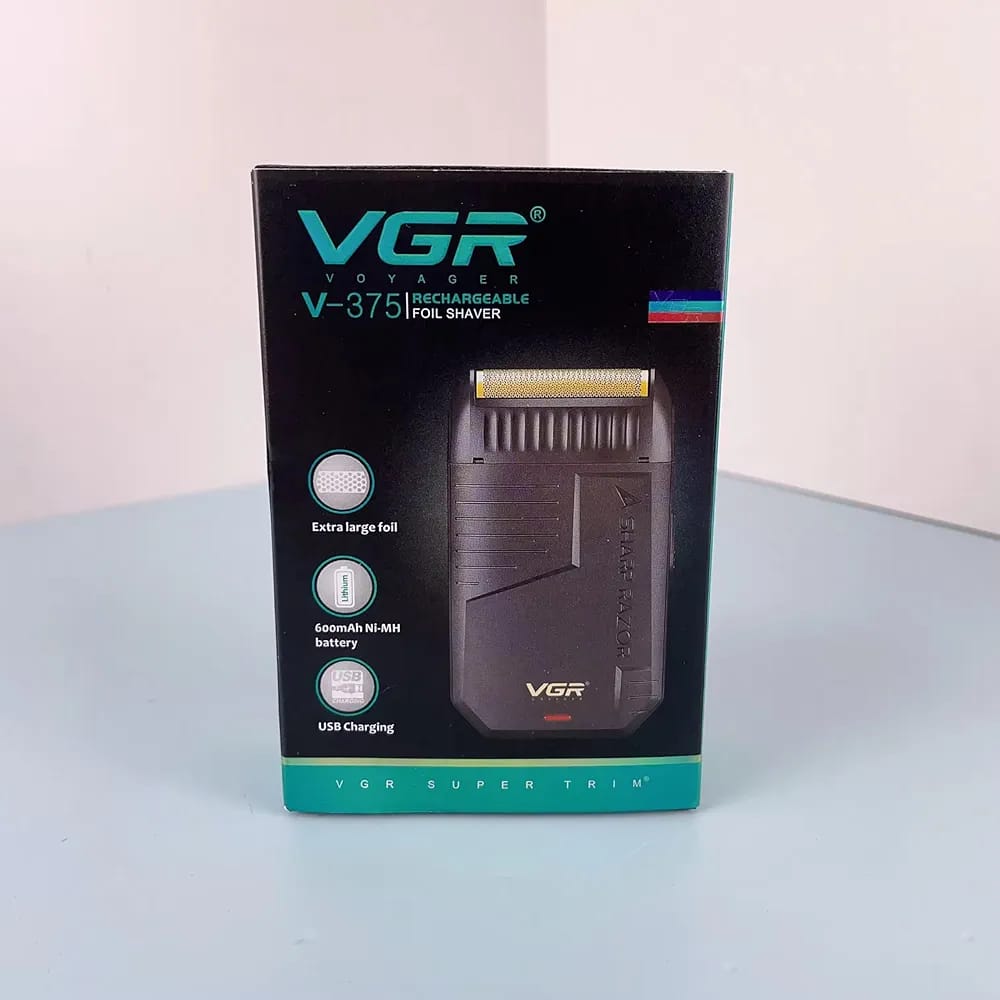 WhatsApp Image 2026-02-16 at 6.54.31 PM VGR V-375 Rechargeable Foil Shaver: Ultra-Smooth Precision with Pop-up Trimmer & USB Charging. - Image 1