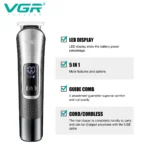 ⁦مجموعة حلاقة وتشذيب احترافية 5 في 1 VGR V-111 – VGR V-111 Professional Grooming Kit⁩ - الصورة ⁦7⁩